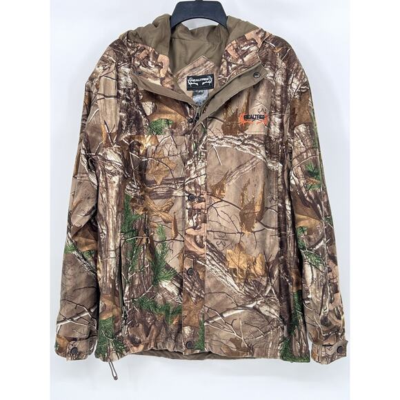 Real Tree Men’s Scent Control Camouflage Hunting Jacket Size L Outdoor Fishing - Picture 1 of 16